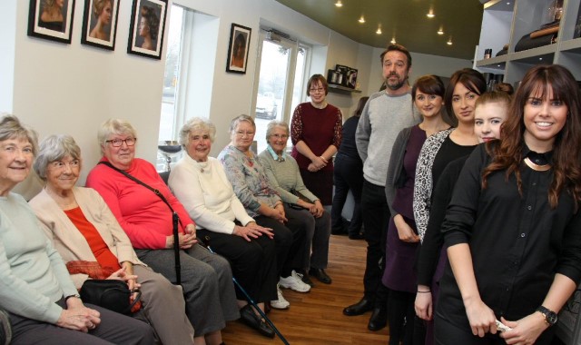 Charity supporters enjoy a pamper day