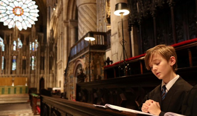 Combined choir takes the stage for Choral Evensong