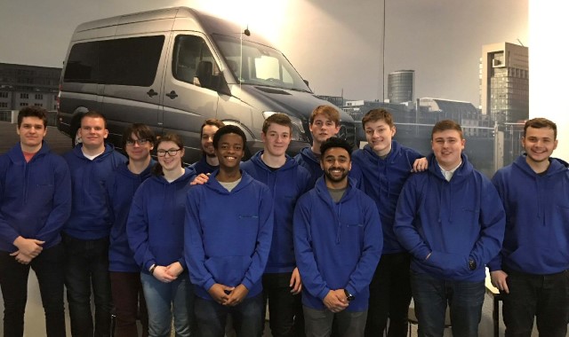 College students visit engineering plants