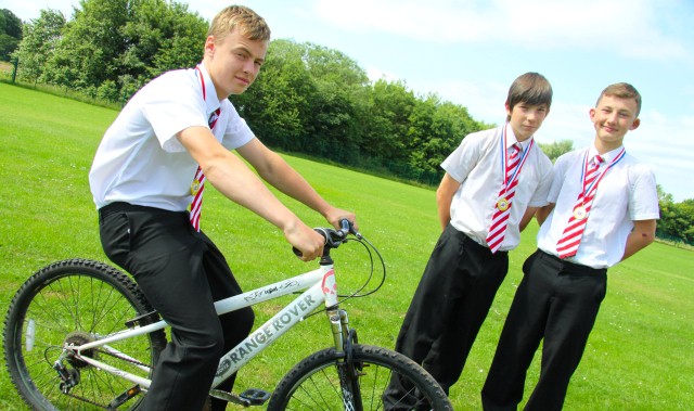 Students strike gold with pedal power