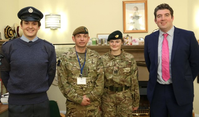 Combined Cadet Force host high ranking officer