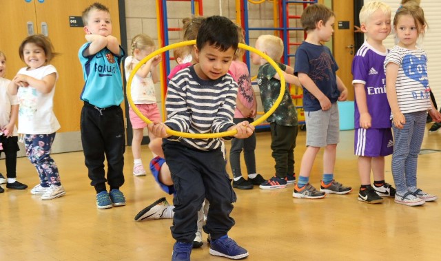 Nursery pupils enjoy a taste of competiton