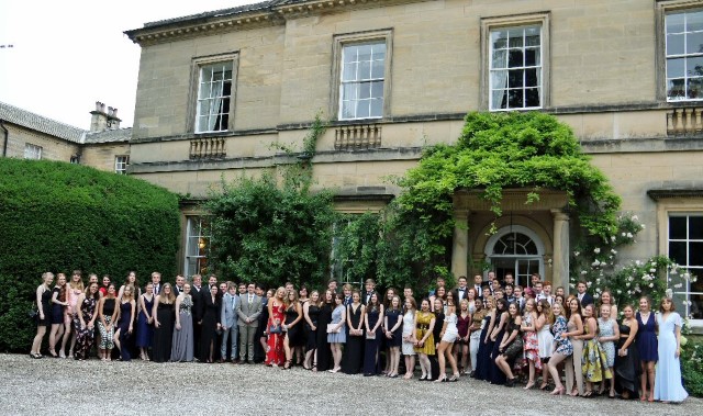 Sixth formers enjoyed a touch of stately elegance