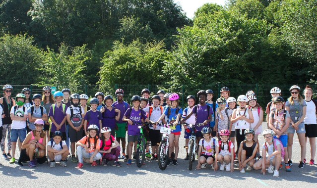 Bike ride marks end of school year