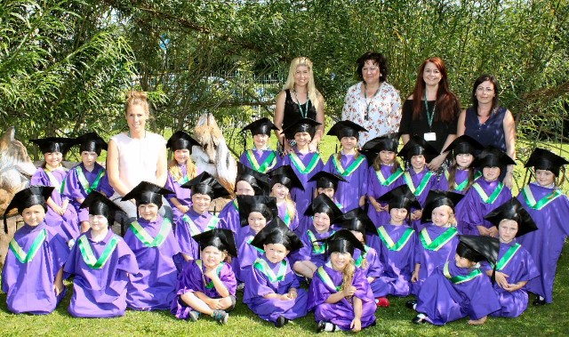 Nursery pupils graduate from academy