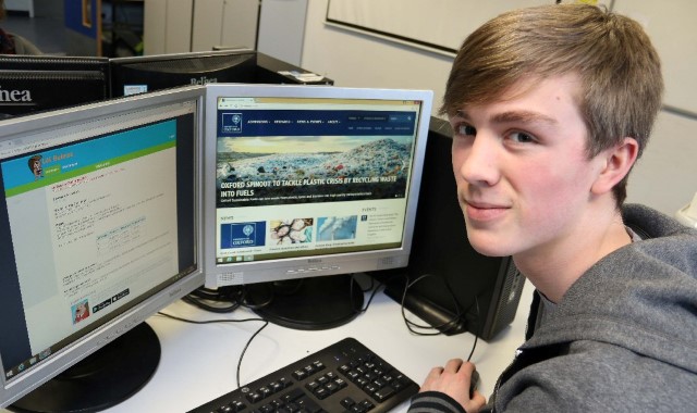 Student selected for computer challenge