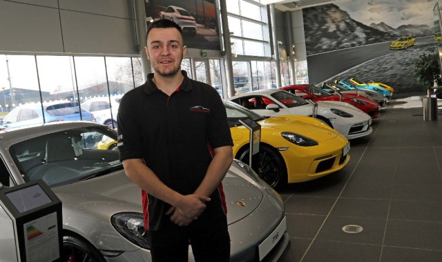 Apprentice secures placement with Porsche