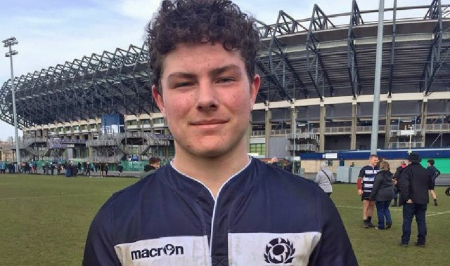 Rugby student represents Scotland 