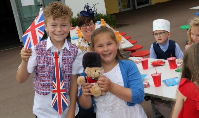 Pupils enjoy a right royal treat