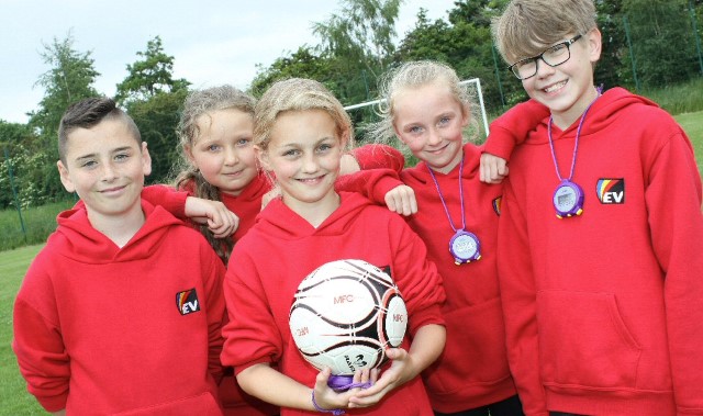 Students tackle Unicef football challenge