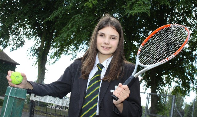 Game, set and match as student serves up a win.