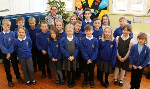 Bishop visits primary pupils