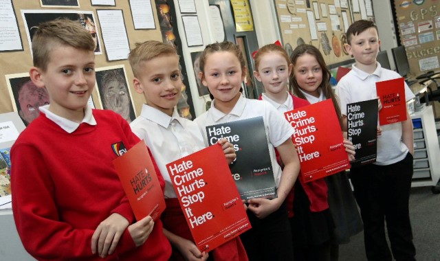 Pupils get behind new Hate Hurts campaign