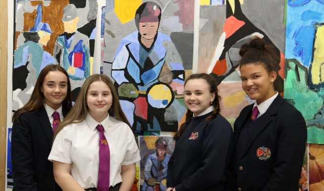 Students recreate celebrated mural