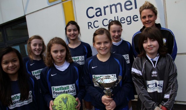 Schoolgirl soccer team power their way to football finals