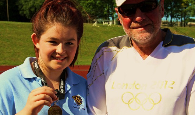 Olympic torch lights up school sports day