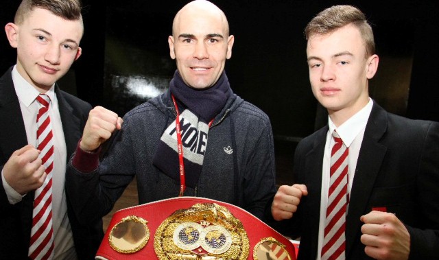 World champion boxer delivers knockout advice to pupils