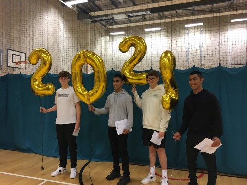 Trio of twins celebrate results