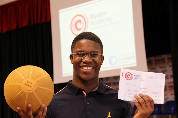 Sports star secures grades to pursue his dreams