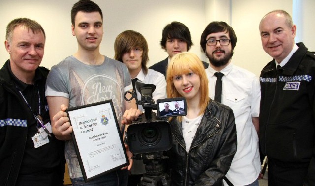 Students film video to help boost public confidence in the police