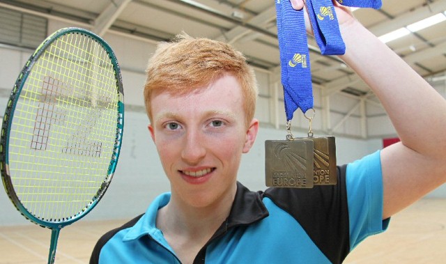 Student takes European badminton championship title