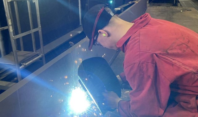 Young welder sparks sucess on the pitch