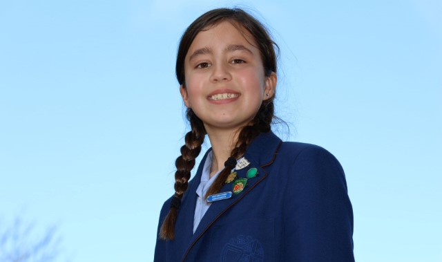 Pupil reaches county standard in her game