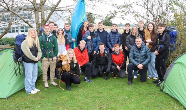 College students head out to Nepal. 