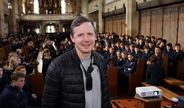 Former pupil is on top of the world Former pupil is on top of the world