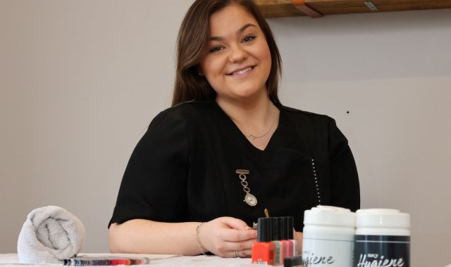 Beauty student launches new therapy business