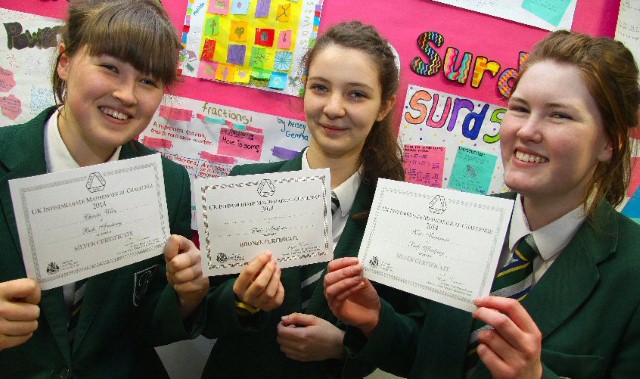 Maths students prove their number skills in a nationwide test