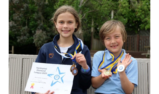 Brother and sister achieve podium finishes
