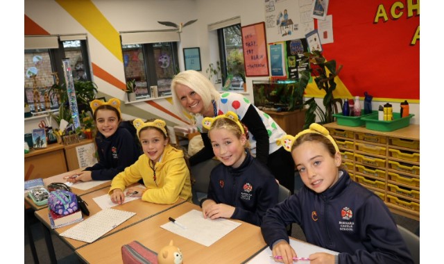 Pupils go spotty for Pudsey!