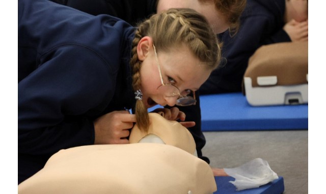 Pupils learn vital life-saving skills