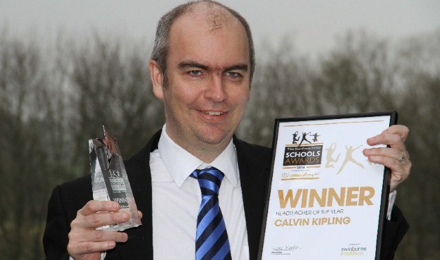 Award winning head teacher proves to be a class act