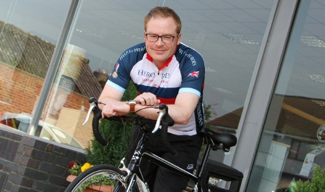 Fundraiser gets in the saddle to help army charity