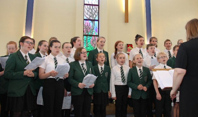 Young voices open annual church flower festival 