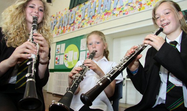 Students band together for concert
