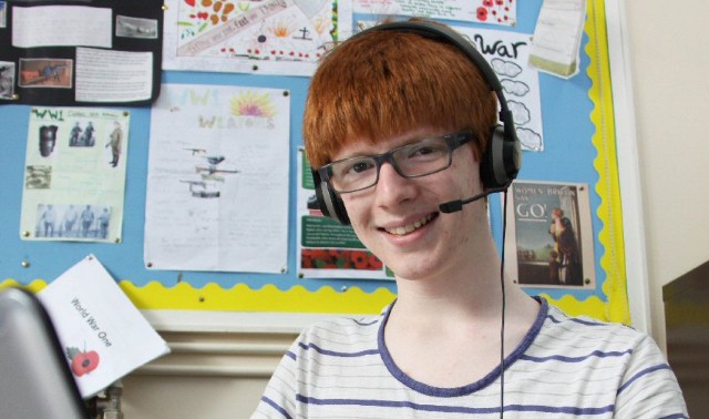 Student who 'spoke' his A level exams gets top grades