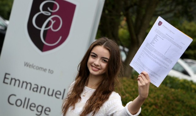 High fliers celebrate string of top GCSE results