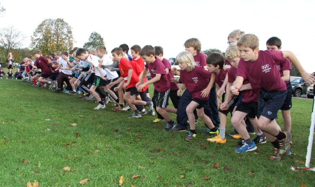 Young runners get on their marks for cross country challenge