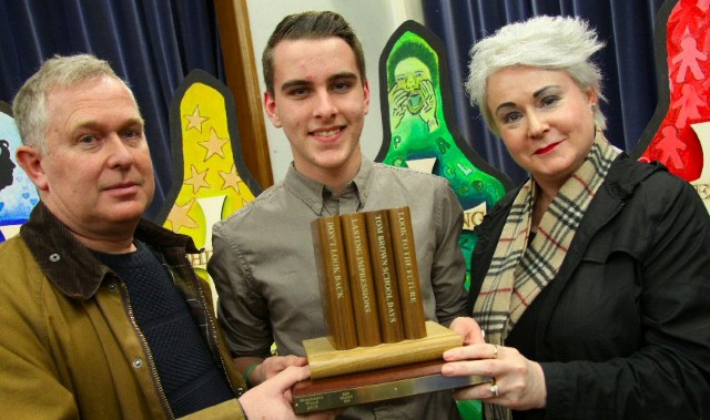 Fundraising teen is honoured for his courage