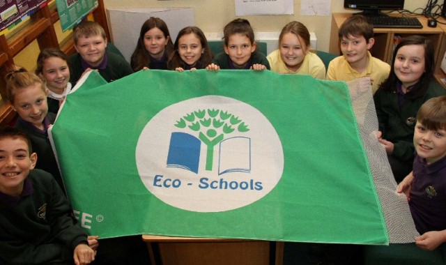 Young eco warriers fly the flag with pride