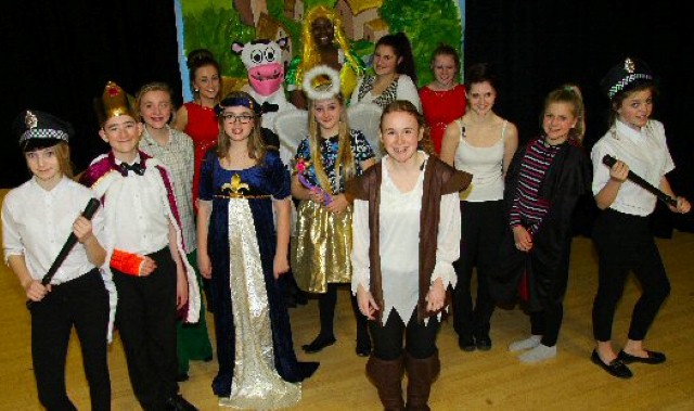 Pupils stage slapstick spectacular to a full house