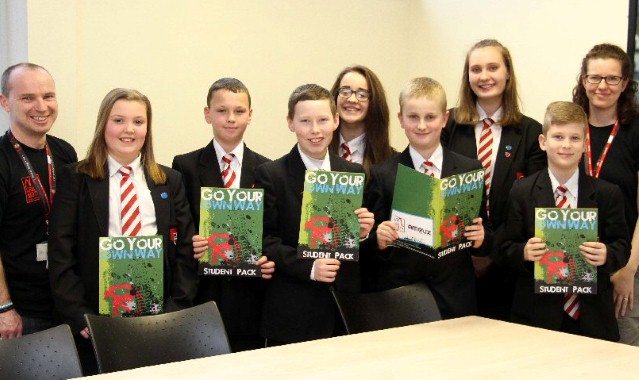 Pupils put school travel plans into motion