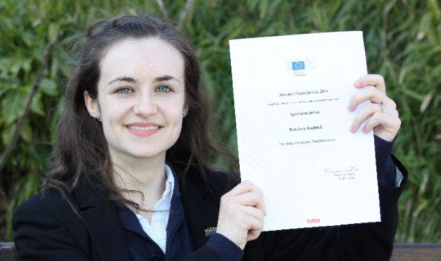 Language student is recognised for her translation skills