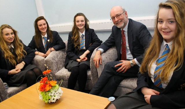 Pupils put campaigning MP under the political spotlight