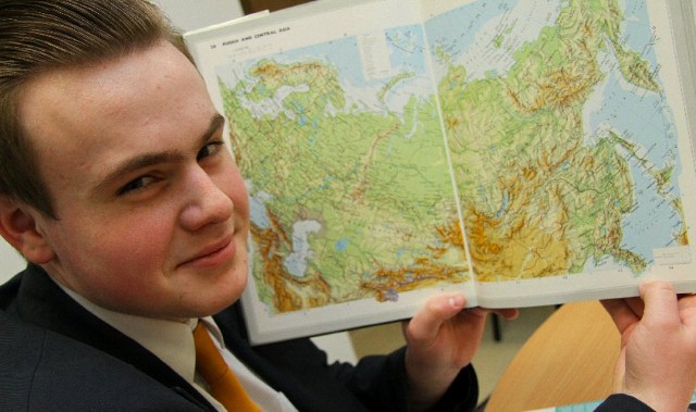 Pupil addresses teenage delegates at an international conference 