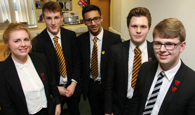 Sixth formers represent main parties at mock election