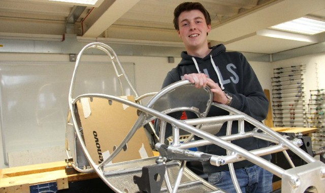 Student races ahead using skills learnt in motorsport Student races ahead using skills learnt in motorsport